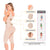 GRABIELA 520 | Open Bust Post Surgery Full Body Shaper for Women | Butt Lifter Knee Length Bodysuit | Powernet