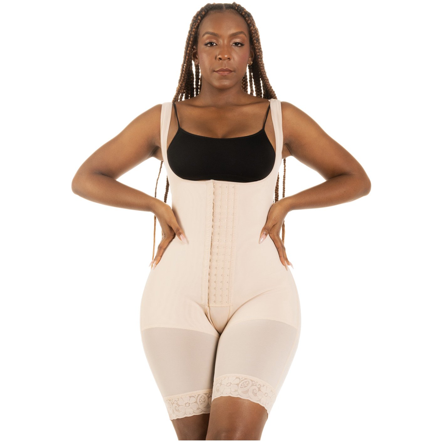  FAJAS UPLADY, LIFTS BELLY & MOLDS BOOTY, WIDE HIPS, BIG LEGS,  BOOTY/BBL - HIGH COMPRESSION WITH BUILT-IN-BRA REF 6189 (6XL, BEIGE) :  Clothing, Shoes & Jewelry