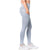 LEONOR 946137 | High-Rise Shimmer Silver Sports Leggings for Women