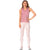 LISA 946164 | High-Rise Shimmer Pink Sports Leggings for Women