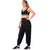 EUGENIA 952054 | High-Waisted Black Joggers for Women