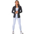 MELBA 980010 | See-Through Gray Sports Jacket for Women