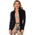 MARTINA 980010 | See-Through Black Sports Jacket for Women